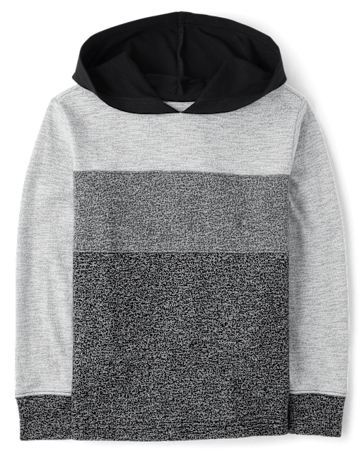 Boys Colorblock Hooded Top