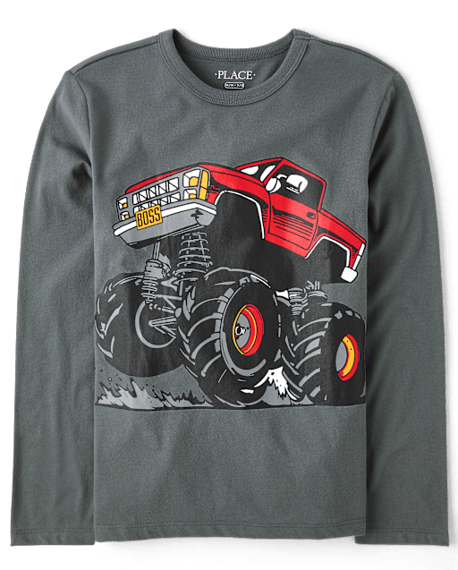 Boys Monster Truck Graphic Tee