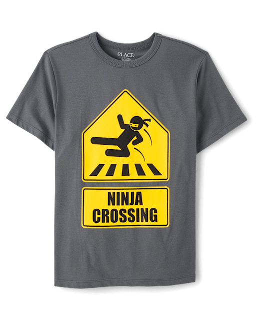 Boys Ninja Crossing Graphic Tee