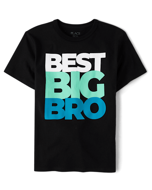 Boys Best Big Bro Graphic Tee