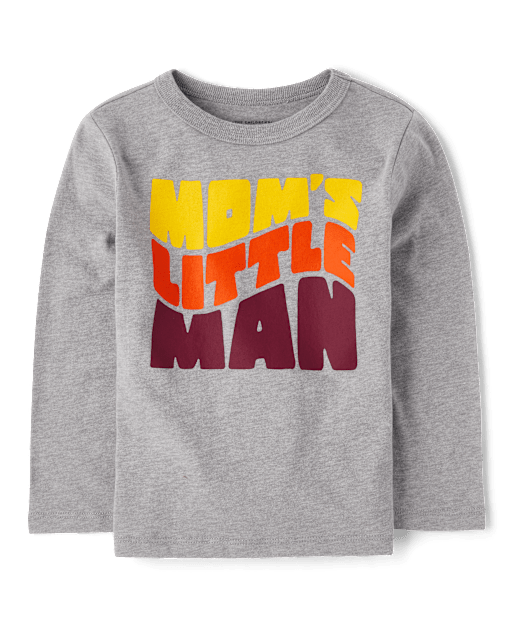Baby And Niños pequeños Boys Mom's Little Man Camisetas estampadas