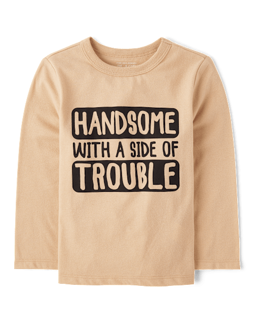 Baby And Toddler Boys Handsome Graphic Tee