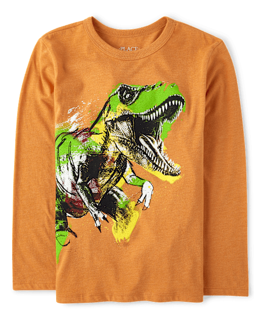 Boys Dino Sketch Graphic Tee