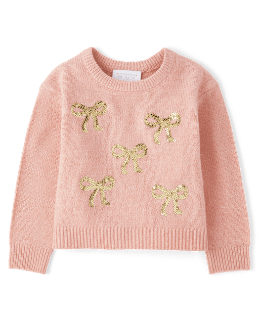 Toddler Girls Sequin Sweater