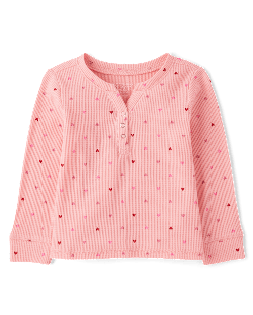 Bébé Et tout-petit, fille Imprimé Isotherme henley Top