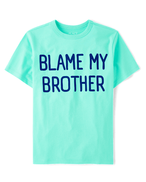 Boys Blame My Brother Graphic Tee