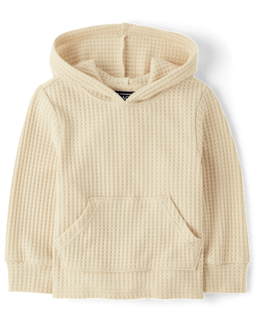 Baby And Toddler Boys Soft Chunky Thermal Hoodie