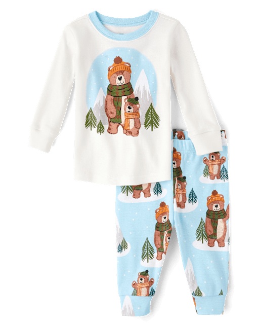 Baby And Todder Bear Snug Fit Cotton Pajamas