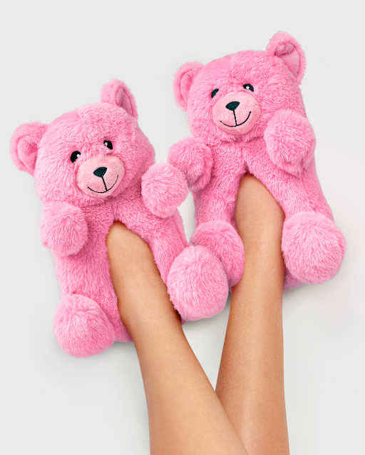 Girls Bear Slippers