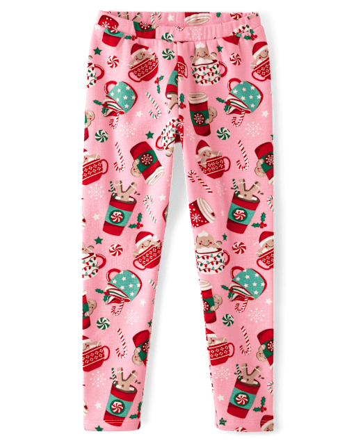 Girls Print Cozy Leggings