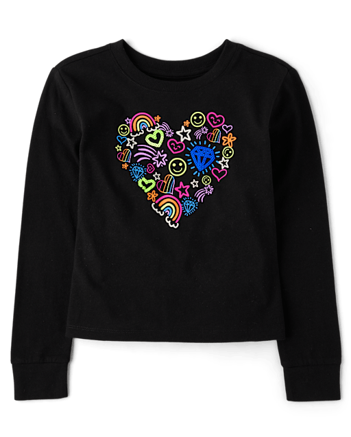 Girls Graphic Top