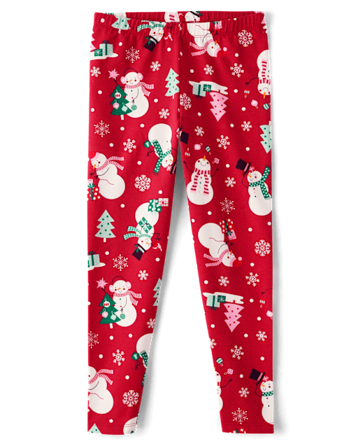 Girls Christmas Leggings