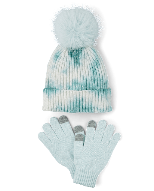 Girls Tie Dye 2-Piece Cold Weather Set