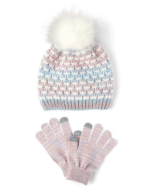 Girls Space Dye 2-Piece Cold Weather Set