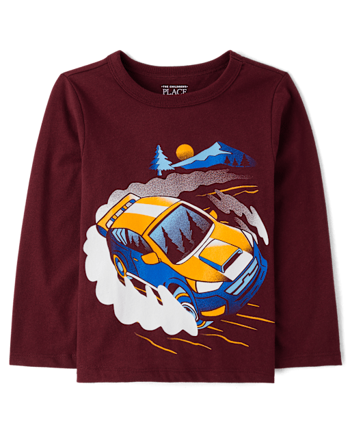 Baby And Toddler Boys Racecar Graphic Tee