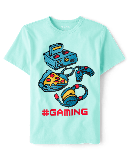 Boys Hashtag Gaming Graphic Tee