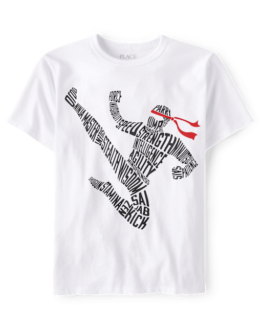 Boys Word Ninja Graphic Tee