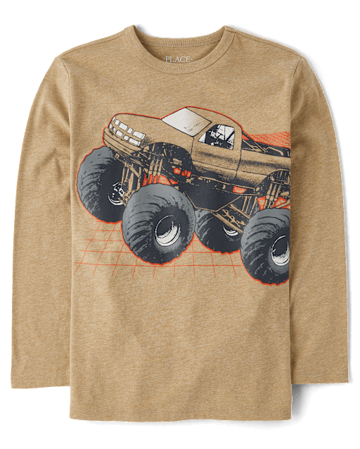 Boys Monster Truck Graphic Tee