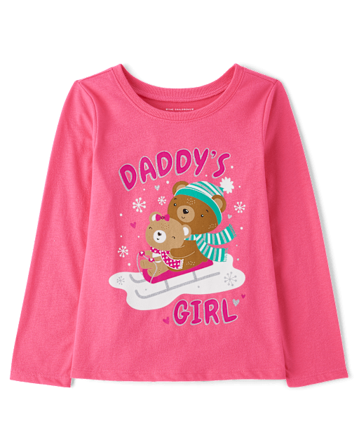 Baby And Toddler Girls Daddy's Girl Graphic Tee
