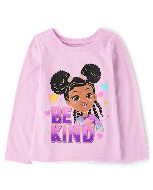 Baby And Toddler Girls Be Kind Graphic Tee