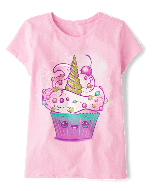 Girls Cupcake Graphic Tee
