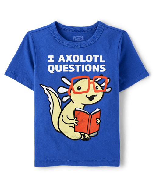 Baby And Toddler Boys Axolotl Graphic Tee