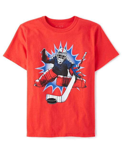 Boys Hockey Graphic Tee