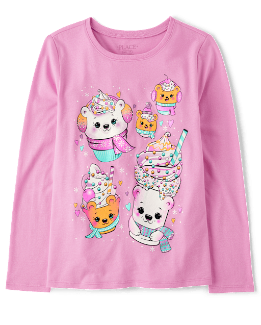 Girls Winter Dessert Graphic Tee