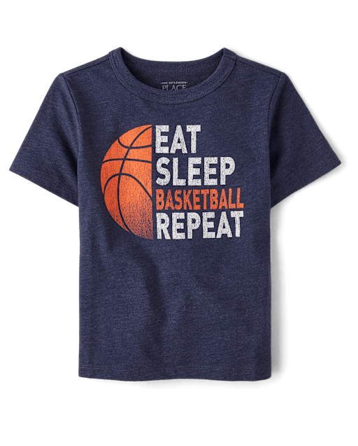 Baby And Toddler Boys Basketball Graphic Tee