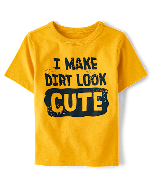 Baby And Toddler Boys I Make Dirt Look Cute Graphic Tee