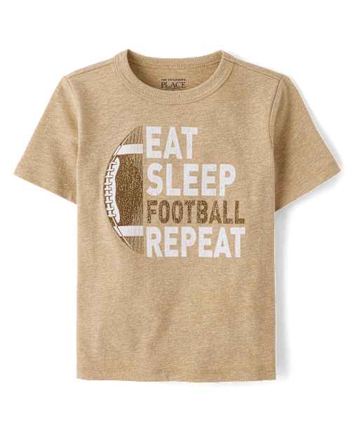 Baby And Toddler Boys Football Graphic Tee