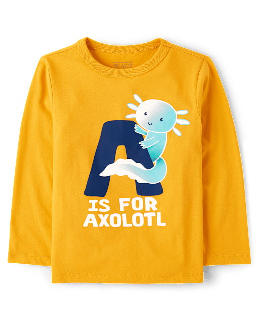 Baby And Toddler Boys Axolotl Graphic Tee