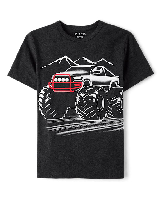 Boys Monster Truck Graphic Tee