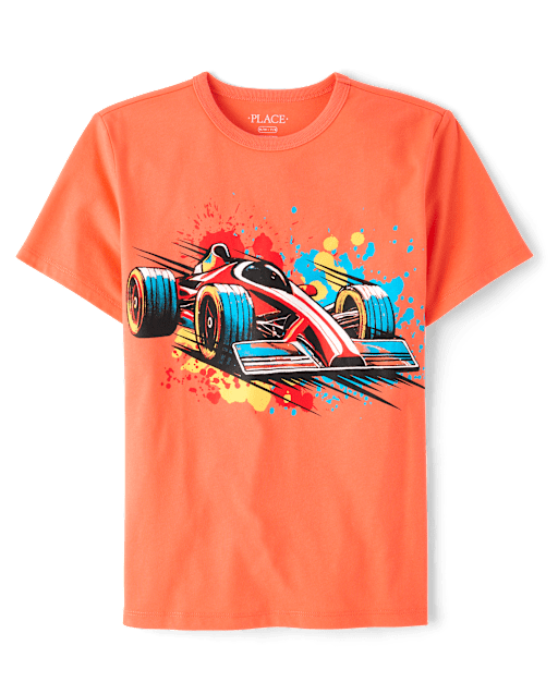 Boys Racecar Graphic Tee