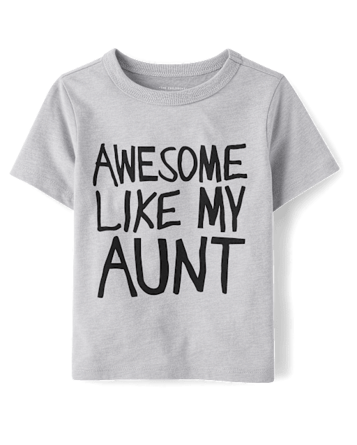 Baby And Toddler Boys Awesome Like My Aunt Graphic Tee