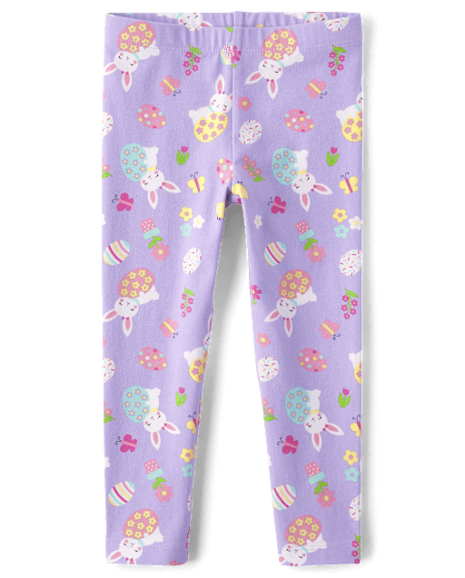 Toddler Girls Easter Leggings