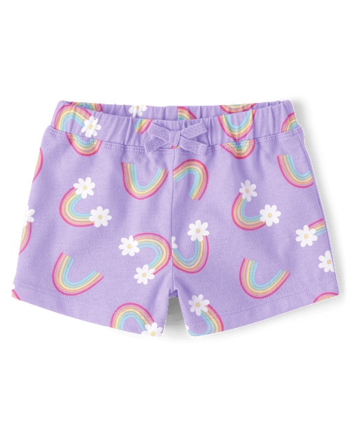 Baby And Toddler Girls Rainbow Shorts