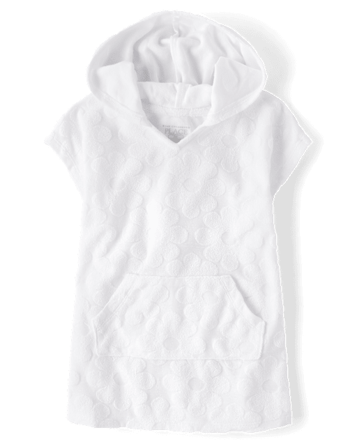Baby And Toddler Girls Floral Terry Swim Cover-Up