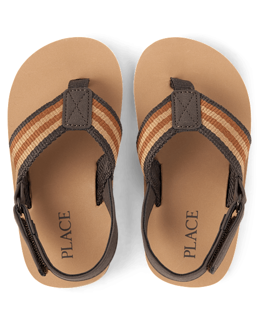 Toddler Striped Flip Flops