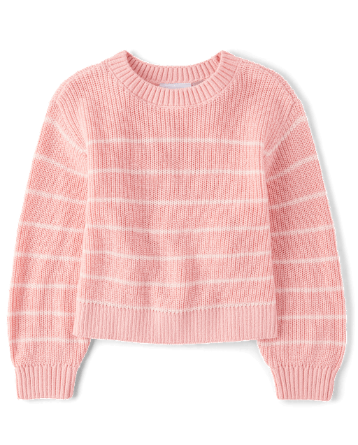 Girls Striped Sweater