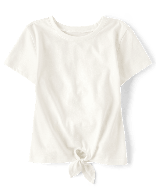 Girls Tie Front Top