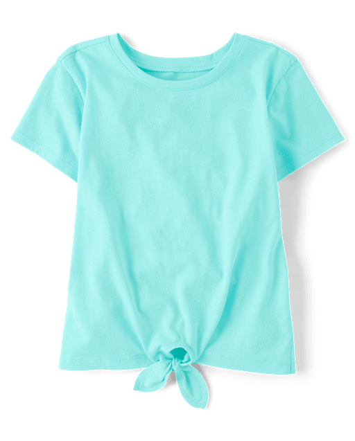 Girls Tie Front Top