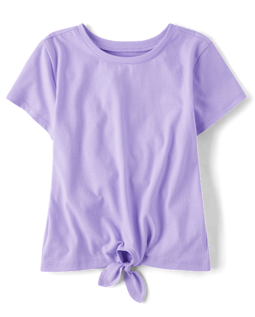 Girls Tie Front Top
