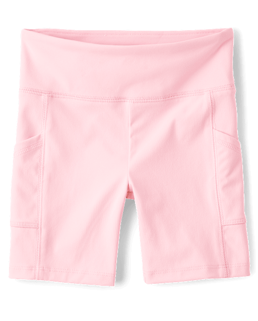 Girls Quick Dry High Rise Bike Shorts
