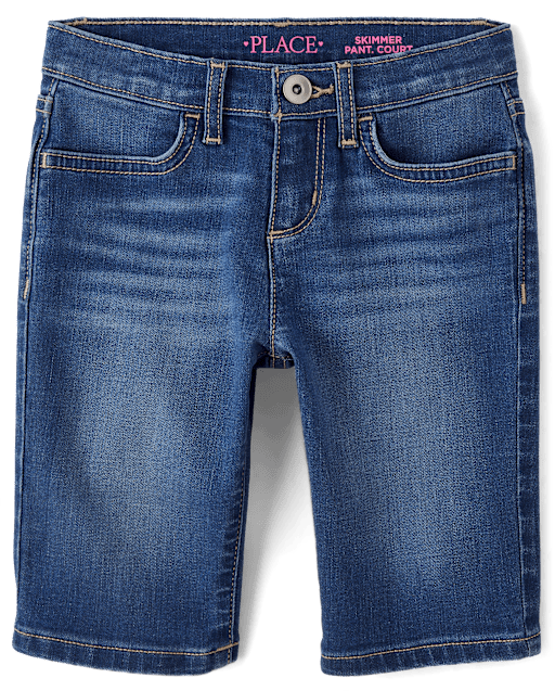 Girls Denim Skimmer Shorts