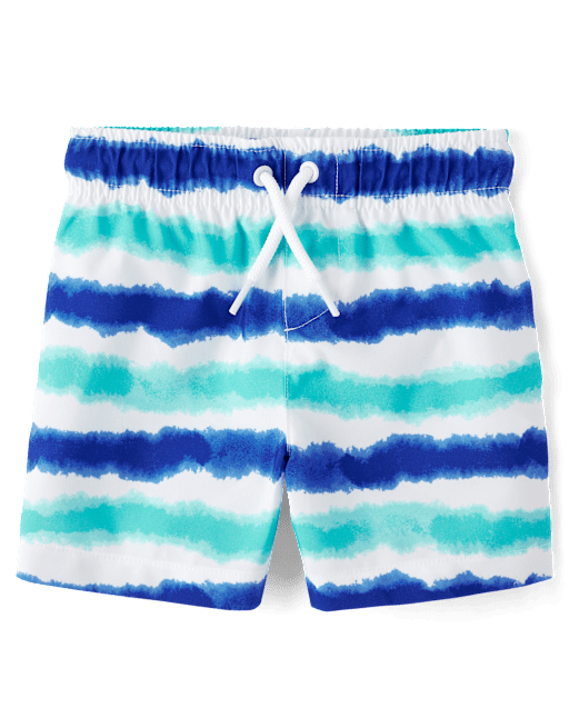Baby And Toddler Boys Print Swim Trunks