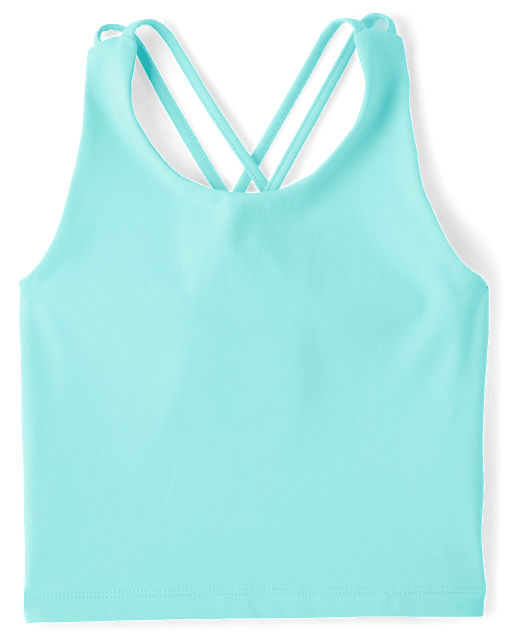 Girls Quick Dry Cross Back Tank Top