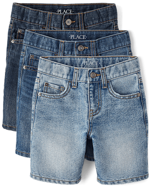 Lot de 3 shorts en jean pour garçon