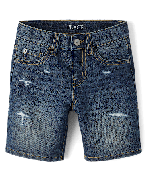 Short en jean pour garçon
