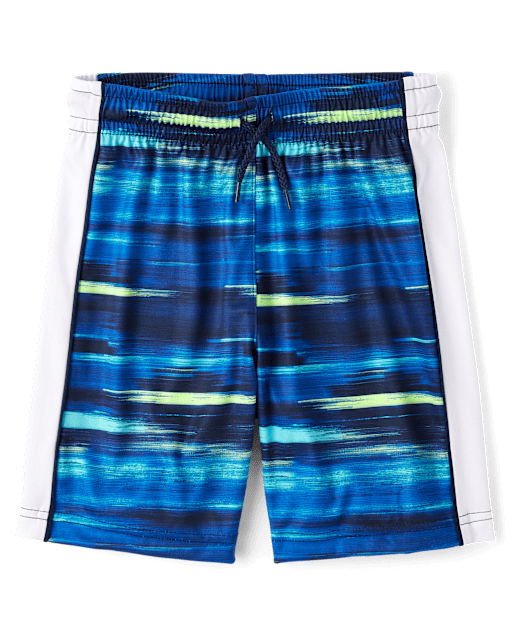 Boys Print Performance Basketball Shorts